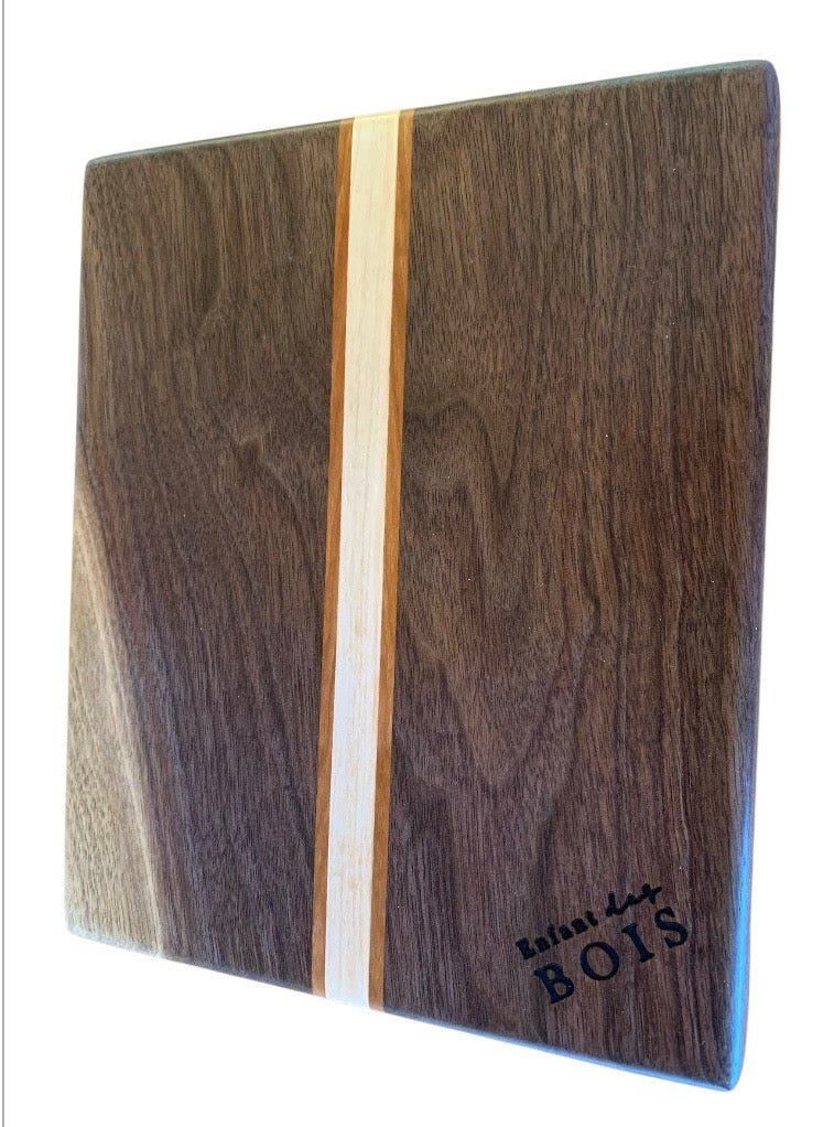 #4 Planche de service à pattes (petite) - Noyer