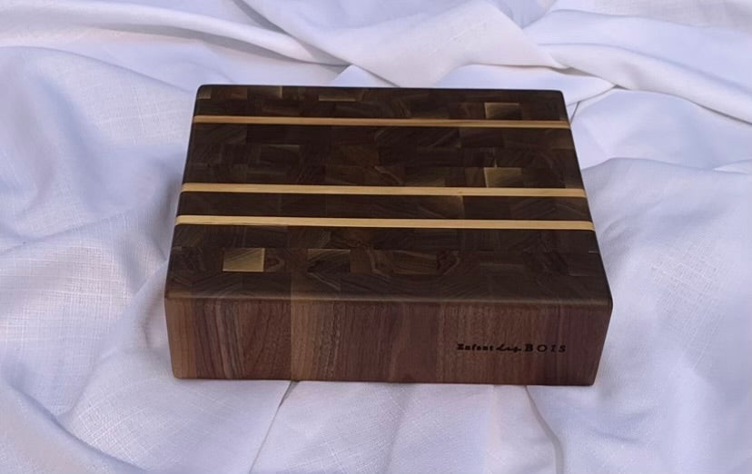 #16 Bloc de boucher - Noyer et érable (petit)