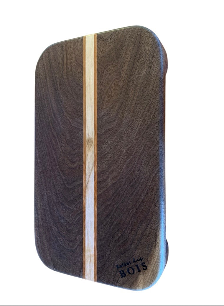 #7 Planche de service à pattes (grande) - Noyer