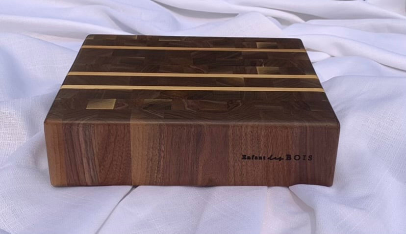 #16 Bloc de boucher - Noyer et érable (petit)