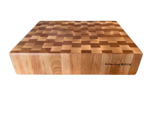 #2 Bloc de boucher - Érable et cerisier (petit)